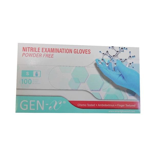 Gen-X Nitrile Examination Glove PowderFree - Large, 100 stuks