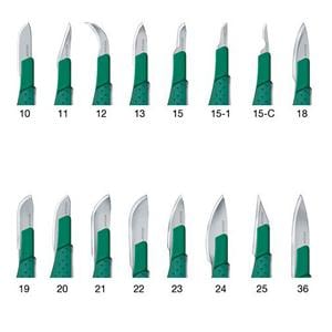 Disposable Scalpels safety heft - figuur 15, per 10st.