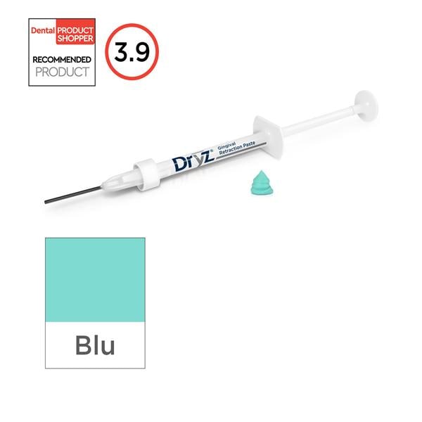 Dryz Blu Retraction Paste - 7x spuitjes 0,5 ml + 15 applicator tips
