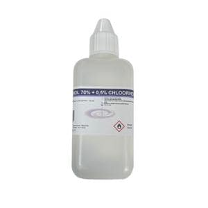 Alcohol 70% + Chloorhexidine 0,5% - Flesje, 250 ml