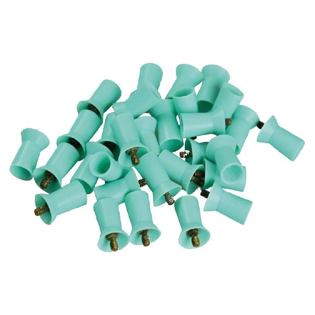 KerrHawe Prophy Cups - 9000/12 Stries, turquoise screw-type souple, 120 pcs