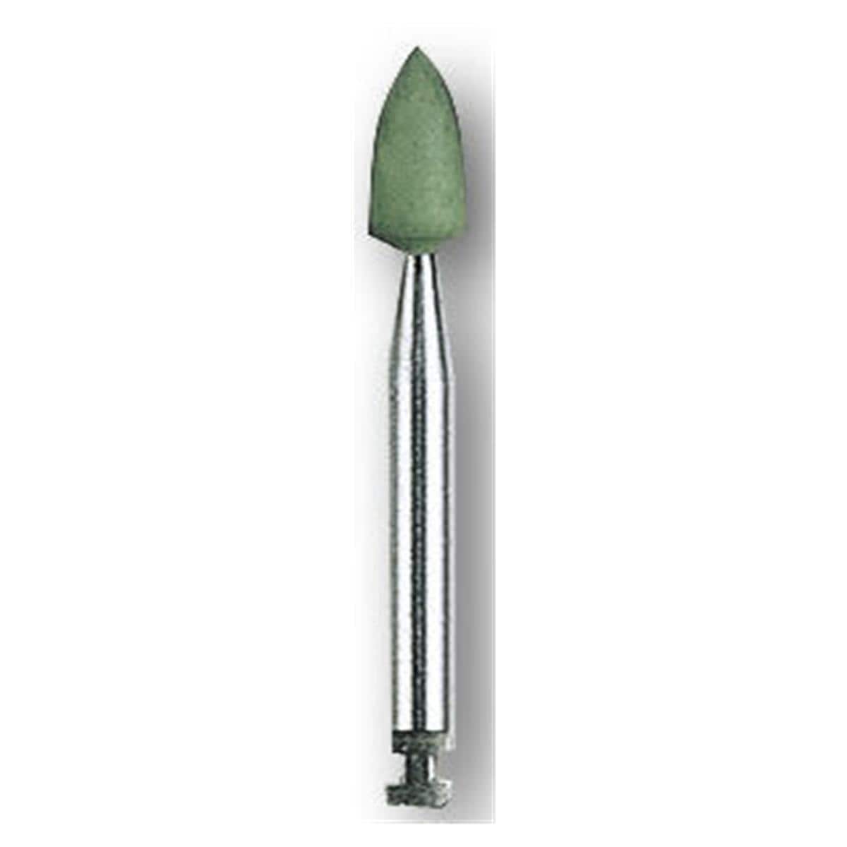 Amalgam Polishing pointes silicones - 0654 vert, pointe mini