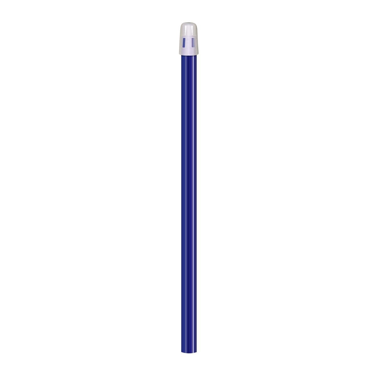 Speekselzuigers met afneembare dop (15 cm) - Blauw, 100 stuks