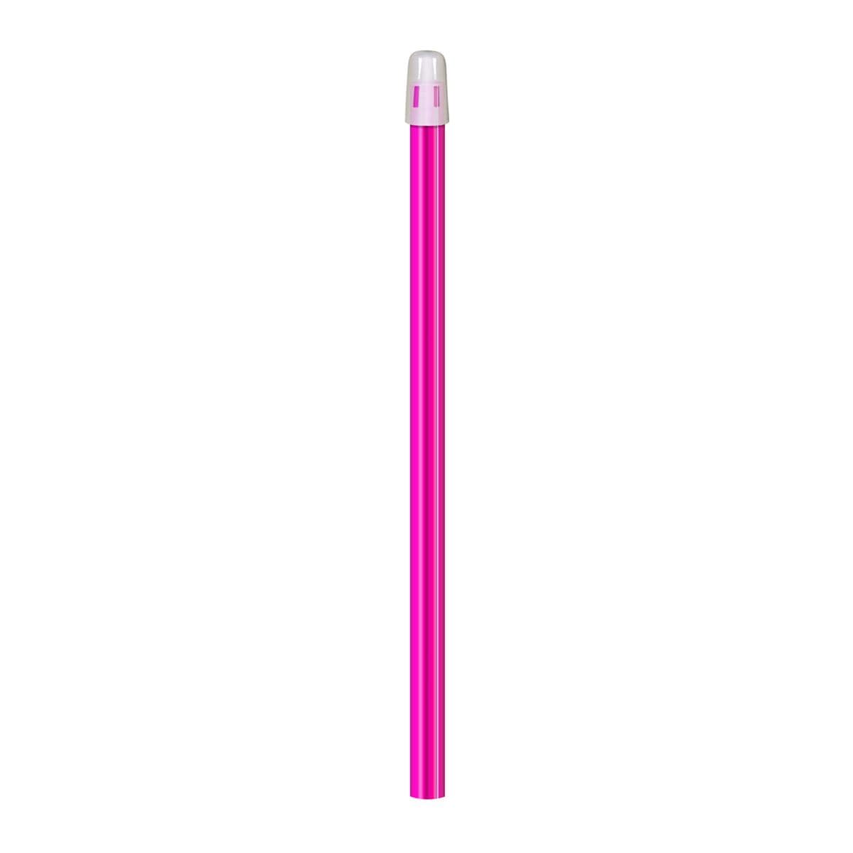 Speekselzuigers met afneembare dop (15 cm) - Roze, 100 stuks