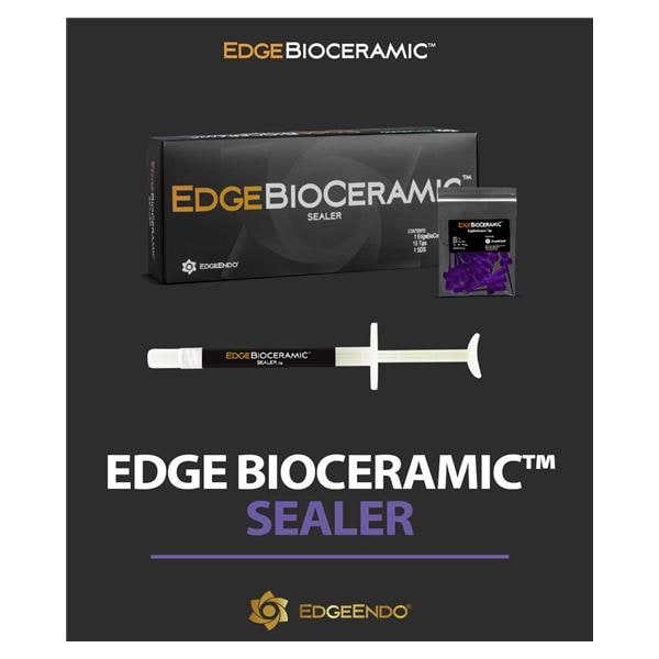 EdgeBioCeramic Sealer - Seringue, 2 g et 15 embouts  usage unique.