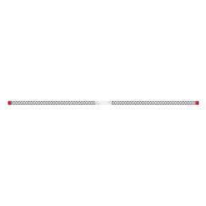 Diamant-strips geperforeerd 2.5mm enkelzijdig, lengte 148 mm - SSP-25F rood - dikte 0.12 mm