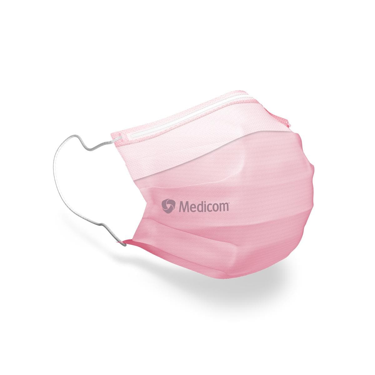 Mondmasker SafeMask Earloop Type IIR - Roze, 50 stuks