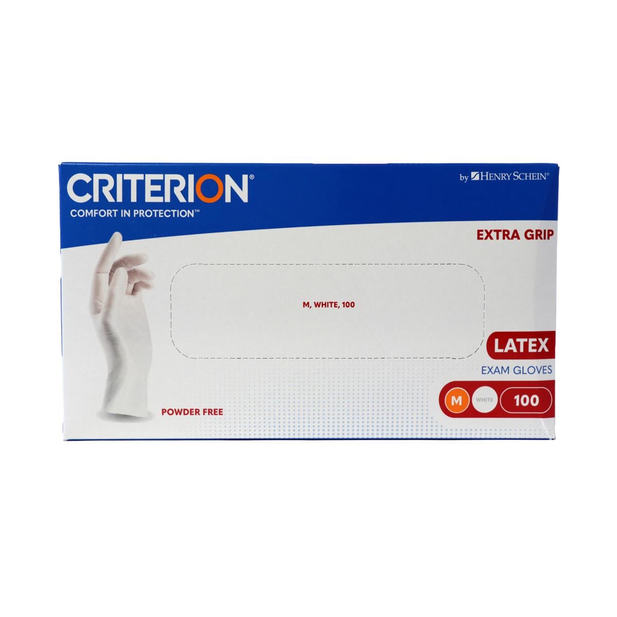 Criterion Grip Latex Powderfree Gloves - M
