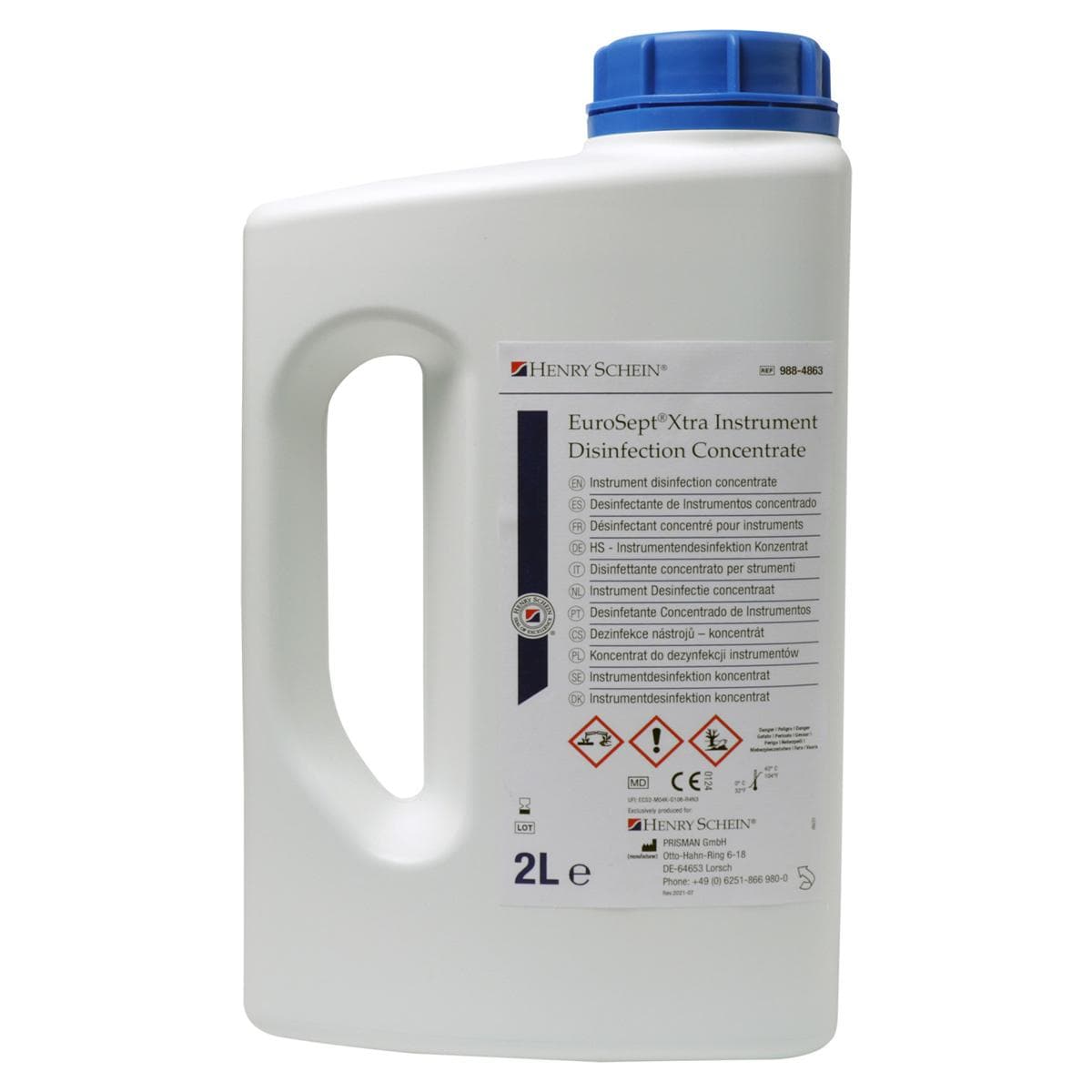 EuroSept Xtra Instrument Desinfection Concentrate - Flacon, 2 litres