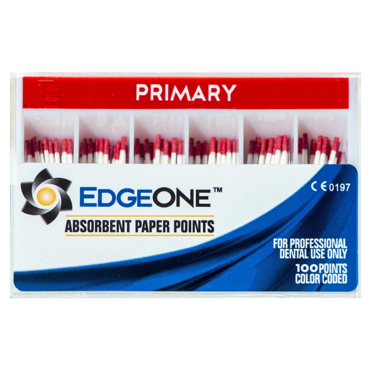 Pointes en papier absorbant EdgeOne - Primary (rouge), 100 pcs