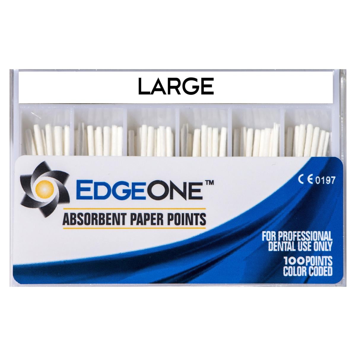 Pointes en papier absorbant EdgeOne - Large (blanc), 100 pcs