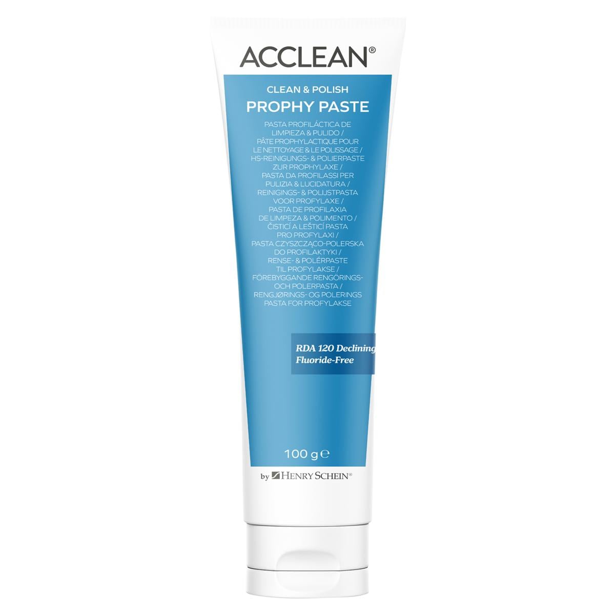 Acclean Clean&Polish Prophy Paste sans fluor - Tube, 100 g